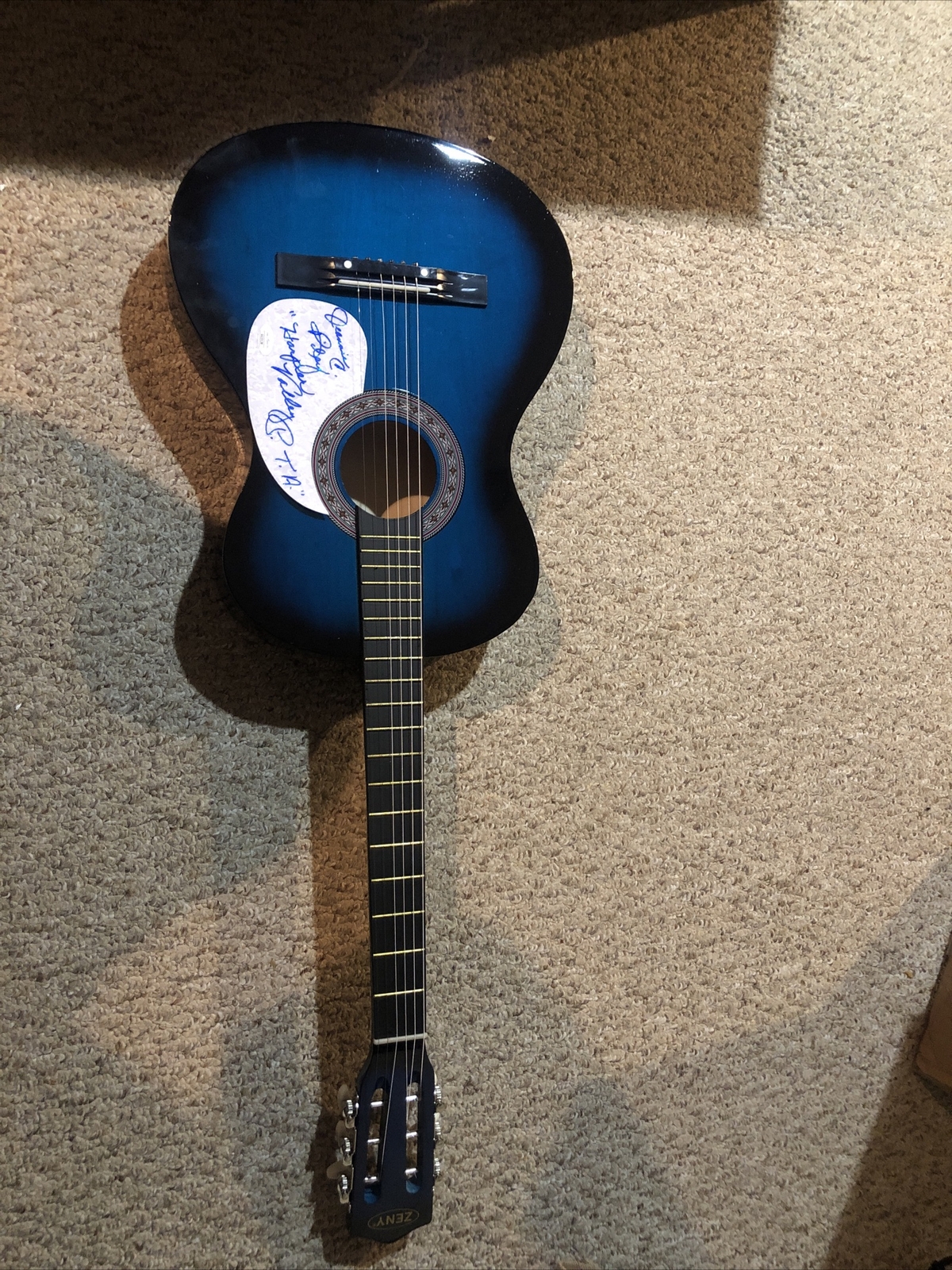 JEANNIE C RILEY SIGNED AUTOGRAPH 38” ACOUSTIC GUITAR JSA COA HARPER VALLEY PTA