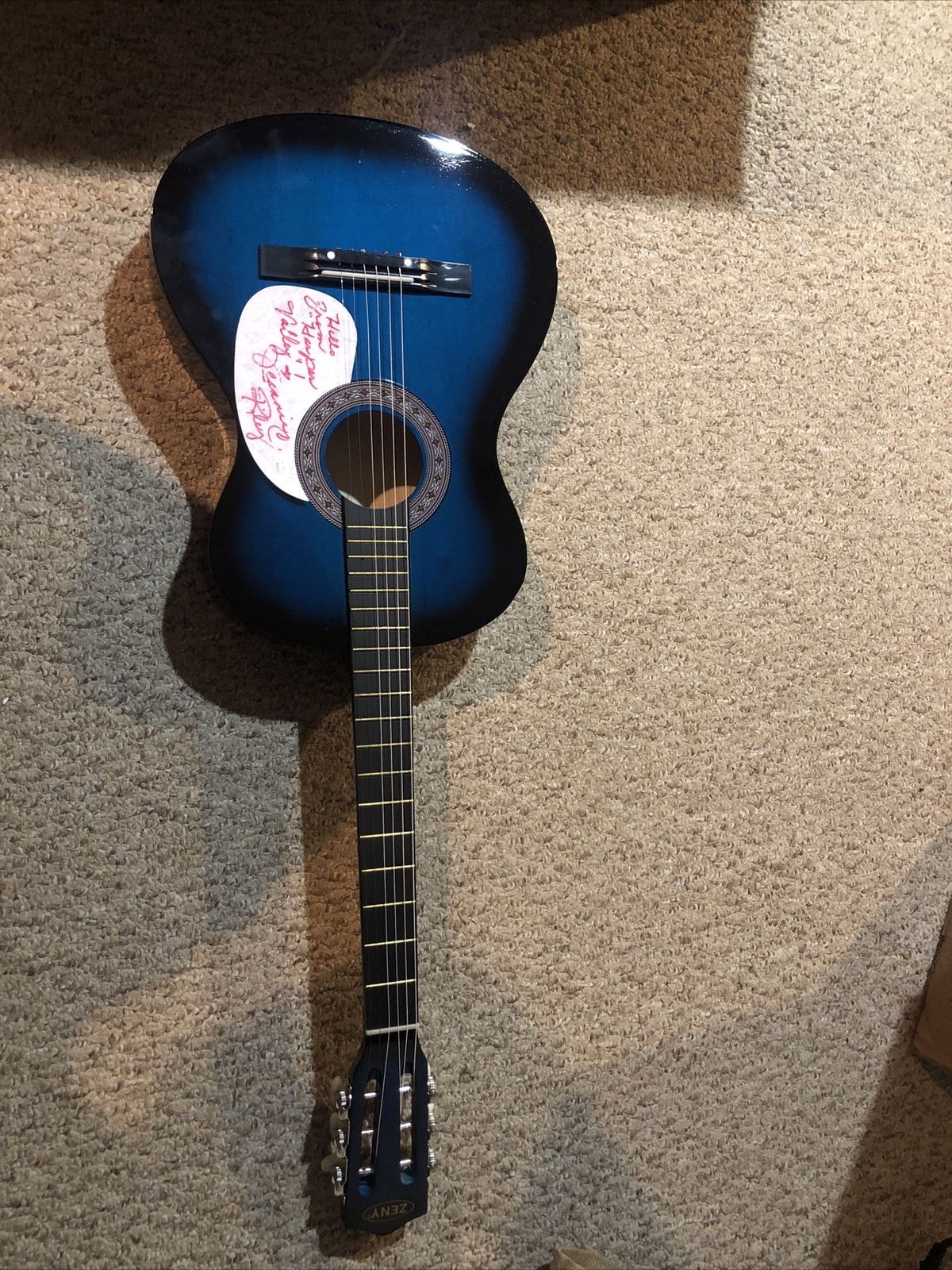 JEANNIE C RILEY SIGNED AUTOGRAPH 38” ACOUSTIC GUITAR JSA COA HARPER VALLEY PTA