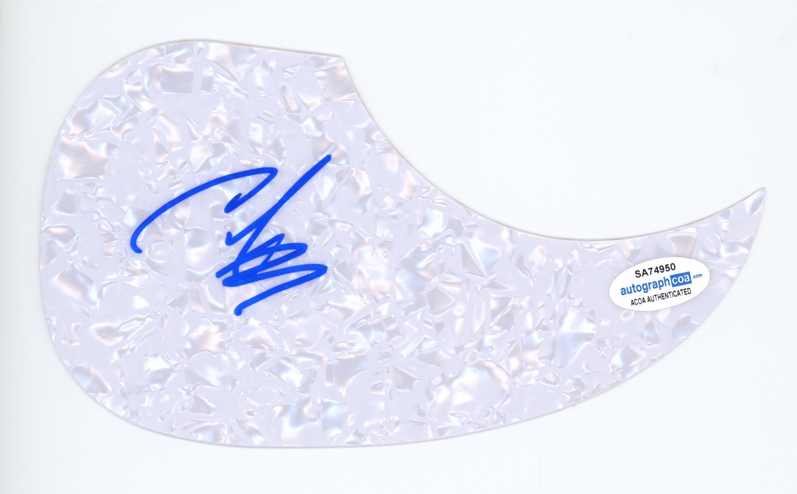 ANTHONY GREEN CIRCA SURVIVE SIGNED AUTOGRAPH ACOUSTIC GUITAR PICKGUARD ACOA COA