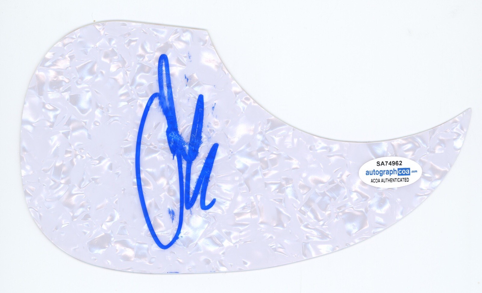 ANTHONY GREEN CIRCA SURVIVE SIGNED AUTOGRAPH ACOUSTIC GUITAR PICKGUARD ACOA COA