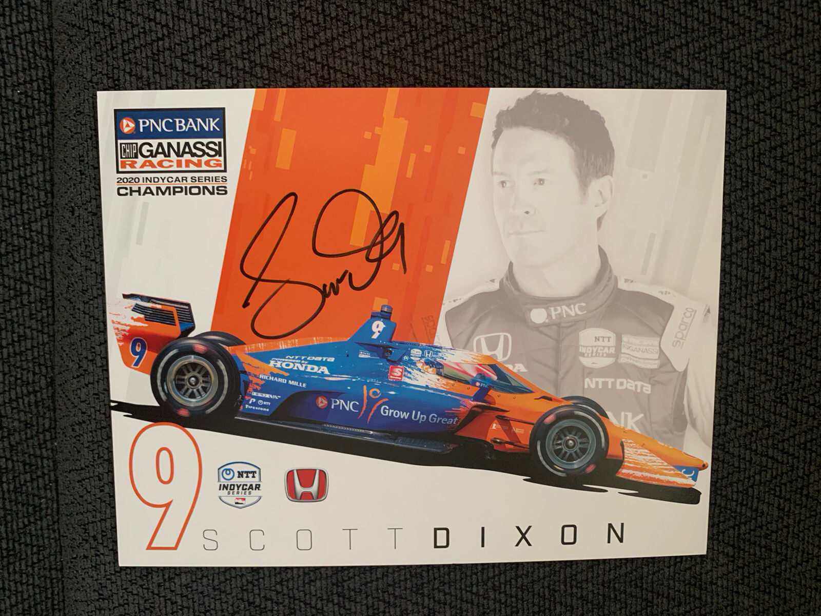 Scott Dixon Indianapolis Indy 500 Signed Car Promo Card Autographed 2021
