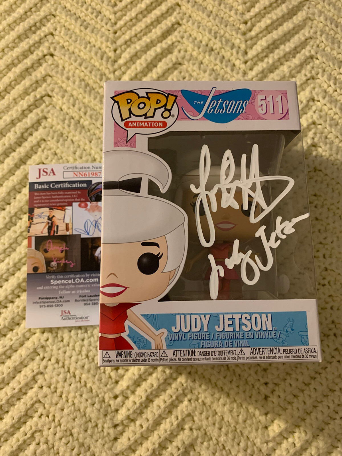 Tiffany Darwish Funko Pop NIB Judy Jetson JSA Authentication COA Pop Singer
