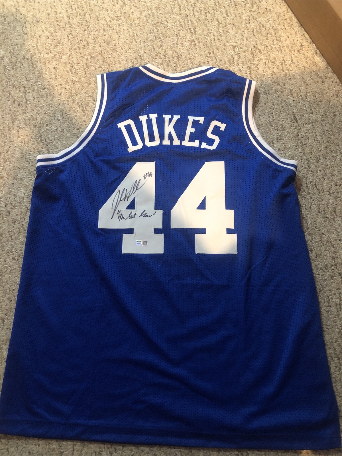 JOHN WALLACE LINCOLN HE GOT GAME SIGNED AUTOGRAPH JERSEY TRISTAR COA SYRACUSE