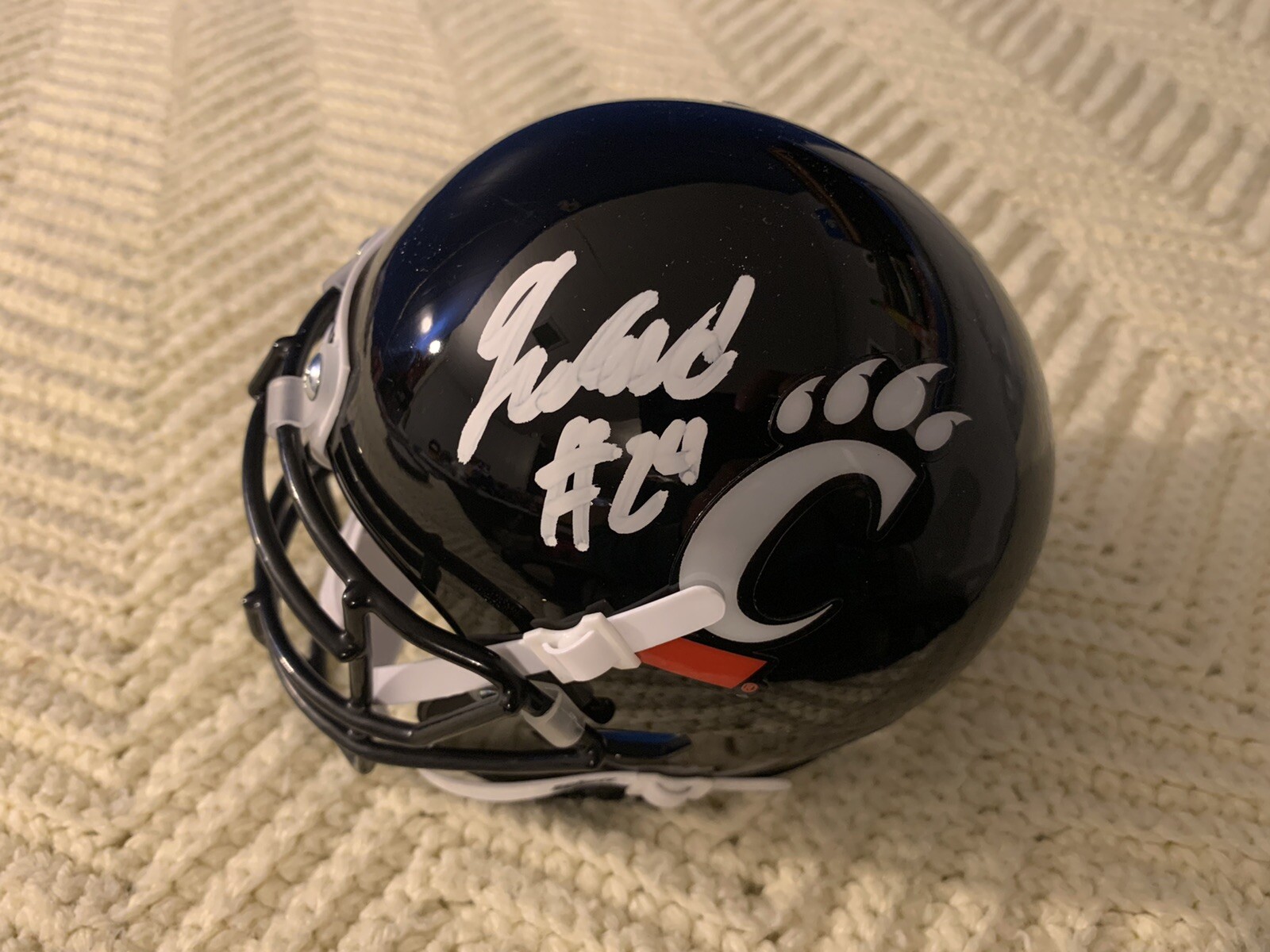 Jerome Ford Signed Cincinnati Bearcats Mini Helmet Autographed Running Back
