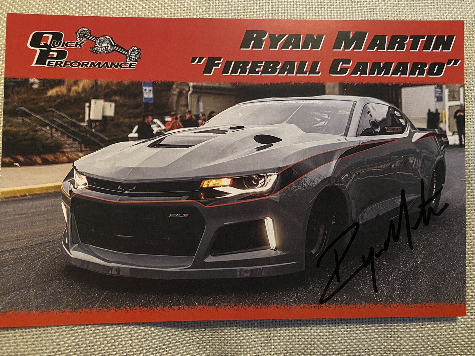 Ryan Martin Signed Street Outlaws Promo Card 2021 PRI
