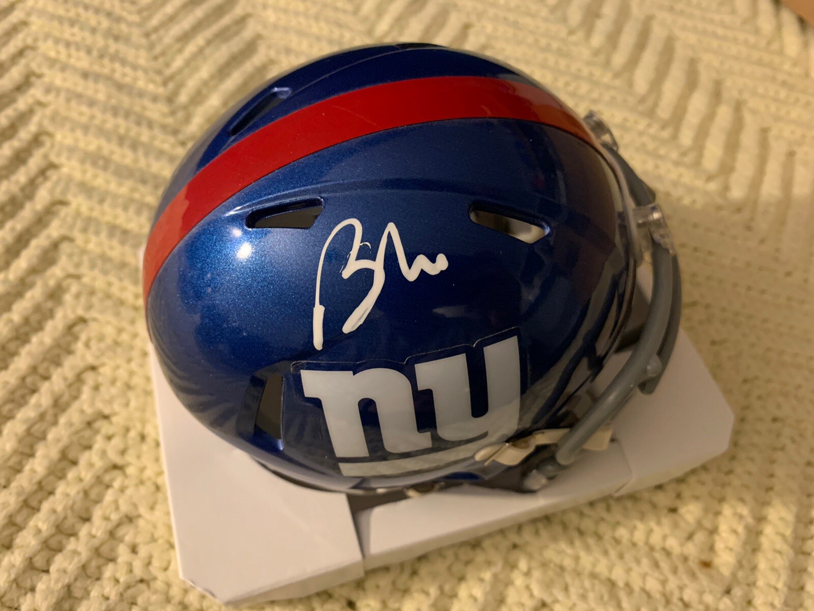 Coach Brian Daboll Signed Mini Helmet Autographed New York Giants

