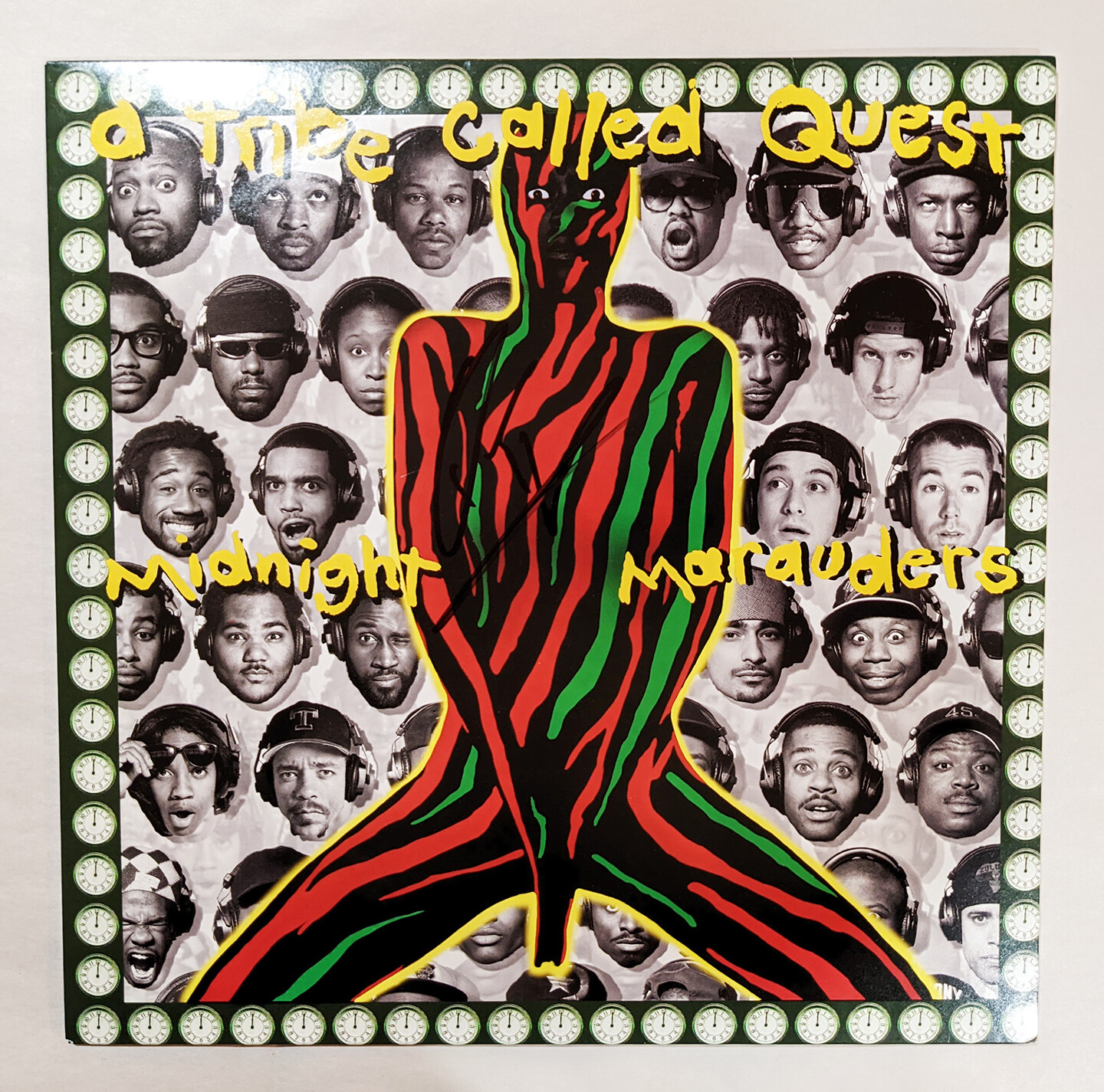 Q-Tip of A Tribe Called Quest REAL SIGNED Midnight Marauders Vinyl Record COA
