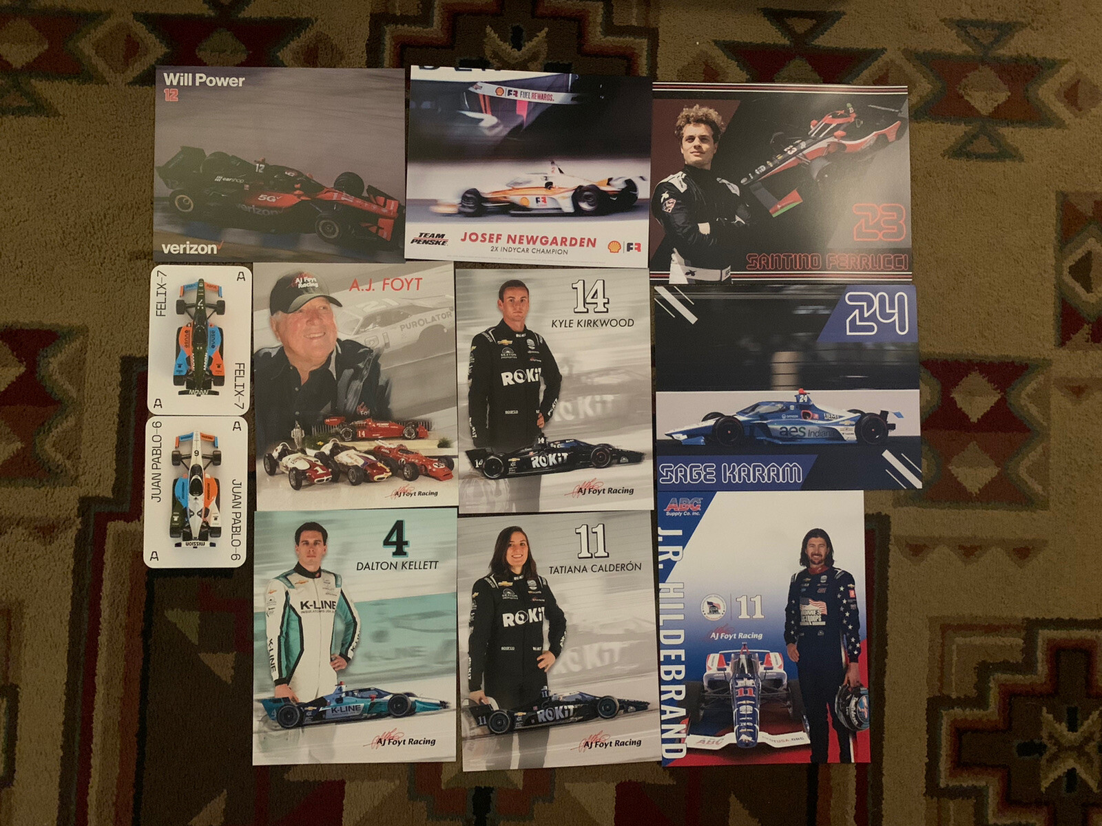 26 2022 Indianapolis 500 Lot Promo Cards Indy Car Not Signed 106th Running
