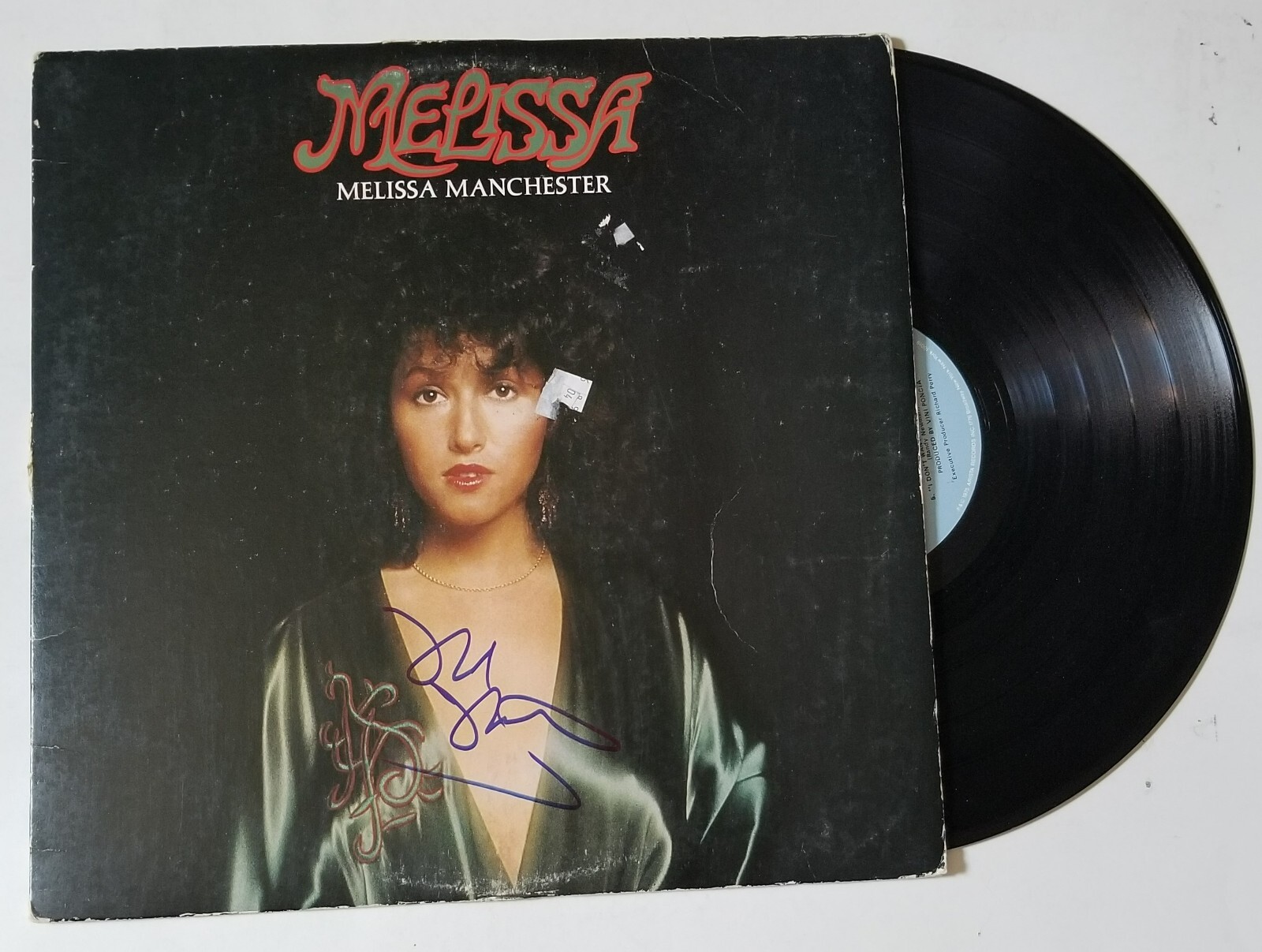 Melissa Manchester REAL hand SIGNED Melissa Vinyl Record #2 JSA COA Autographed
