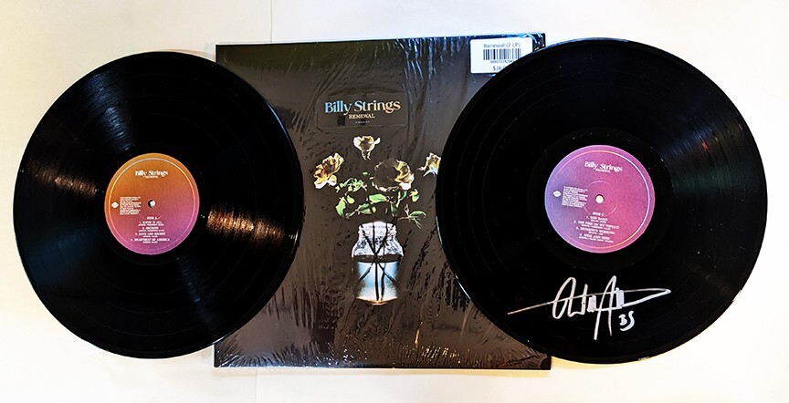 Billy Strings REAL hand SIGNED Renewal 2x Vinyl Record #1 COA Autographed

