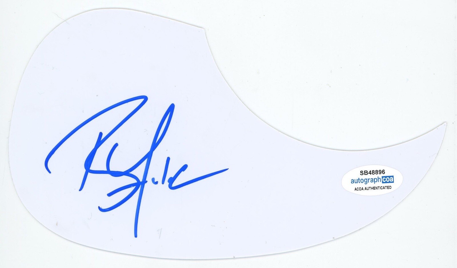 RAY FULCHER COUNTRY STAR SIGNED AUTOGRAPH ACOUSTIC GUITAR PICKGUARD ACOA COMBS