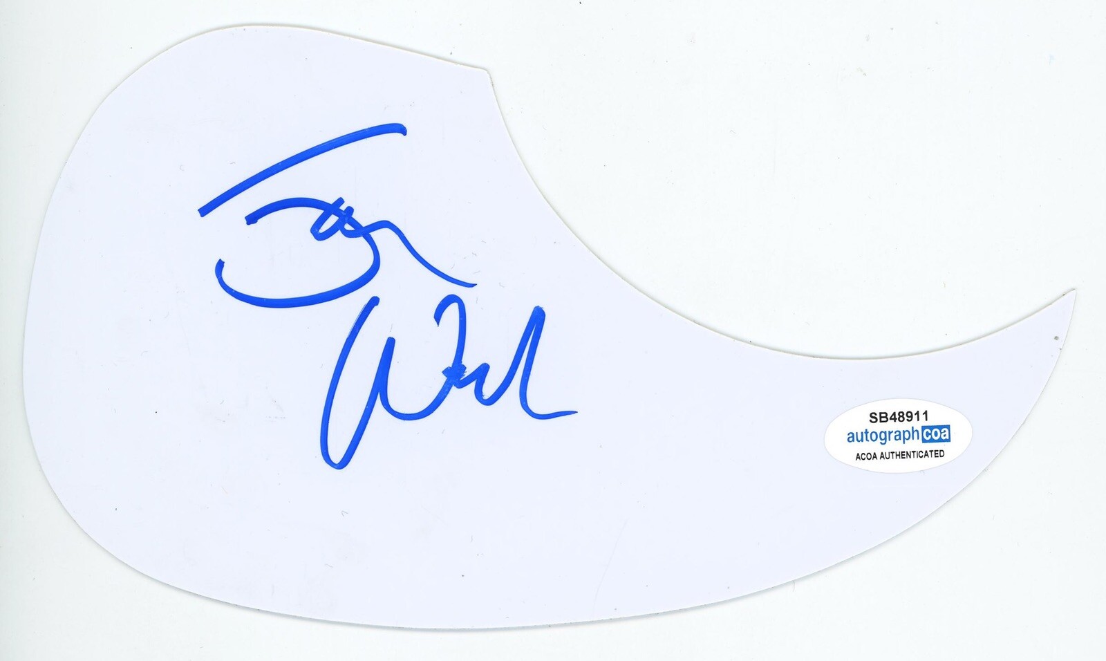 JOHN WOZNIAK MARCY PLAYGROUND SIGNED AUTOGRAPH ACOUSTIC GUITAR PICKGUARD ACOA