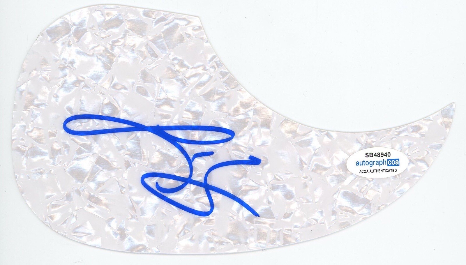LEE BRICE COUNTRY STAR SIGNED AUTOGRAPH ACOUSTIC GUITAR PICKGUARD ACOA RUMOR