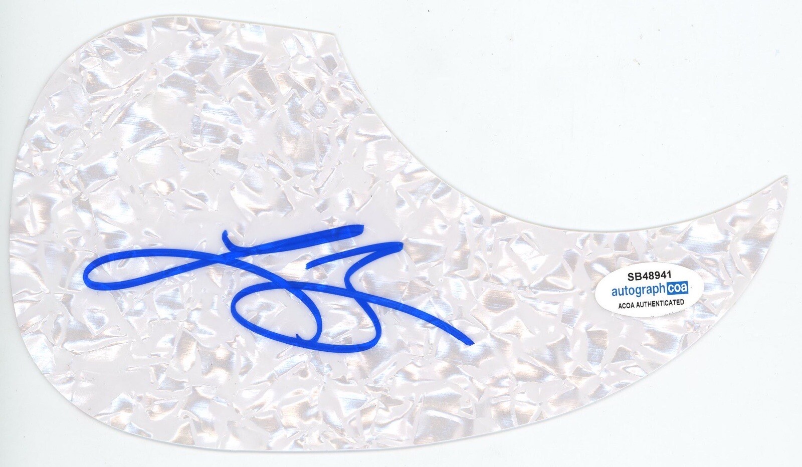 LEE BRICE COUNTRY STAR SIGNED AUTOGRAPH ACOUSTIC GUITAR PICKGUARD ACOA RUMOR