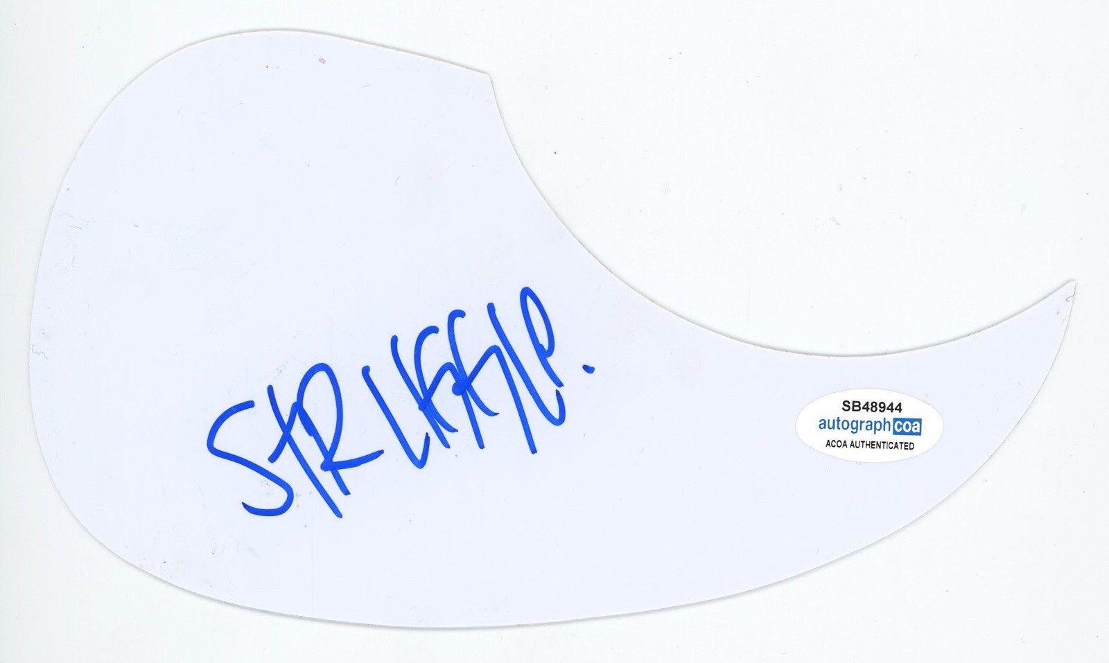 STRUGGLE JENNINGS COUNTRY RAP SIGNED AUTOGRAPH ACOUSTIC PICKGUARD ACOA COA