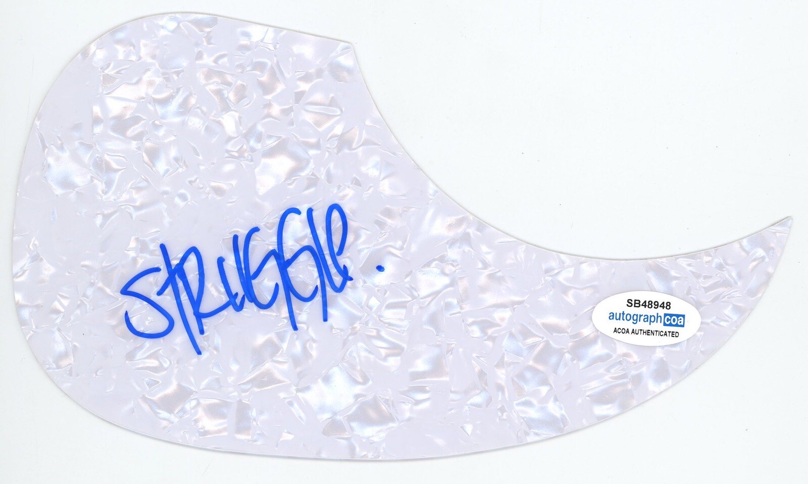 STRUGGLE JENNINGS COUNTRY RAP SIGNED AUTOGRAPH ACOUSTIC PICKGUARD ACOA COA