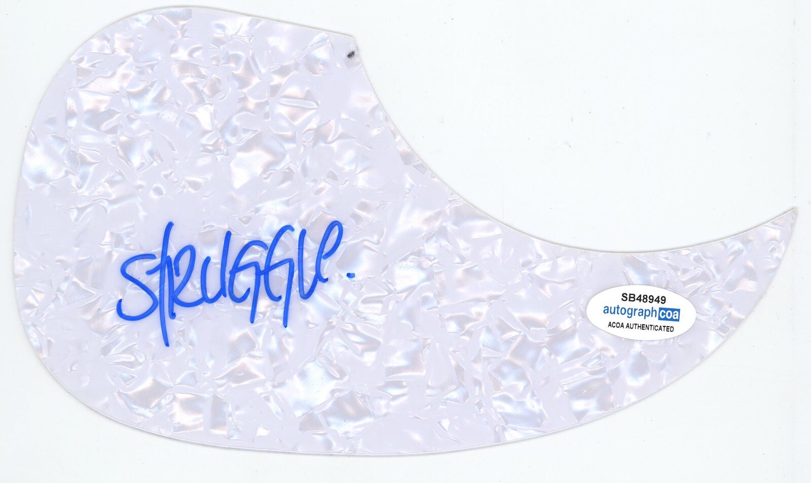 STRUGGLE JENNINGS COUNTRY RAP SIGNED AUTOGRAPH ACOUSTIC PICKGUARD ACOA COA