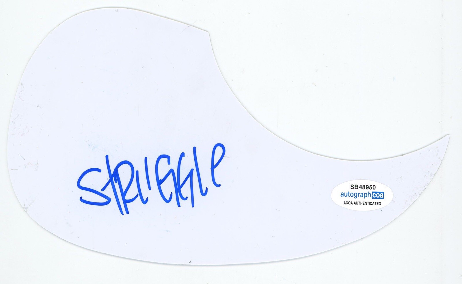 STRUGGLE JENNINGS COUNTRY RAP SIGNED AUTOGRAPH ACOUSTIC PICKGUARD ACOA COA