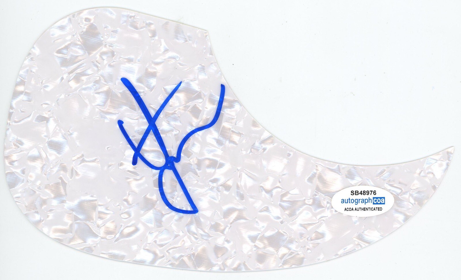 COLT FORD COUNTRY RAP ROCK SIGNED AUTOGRAPH ACOUSTIC GUITAR PICKGUARD ACOA COA