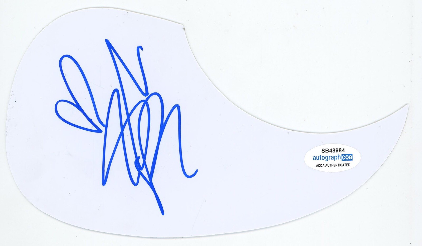 SARAH DARLING WONDERLAND SIGNED AUTOGRAPH ACOUSTIC GUITAR PICKGUARD ACOA COUNTRY
