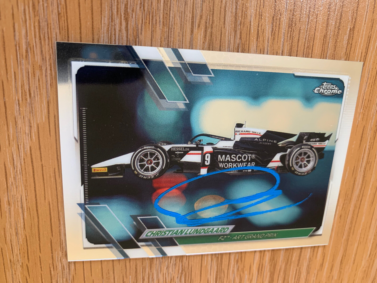 Signed Trading Card Indy 500 Car Indianapolis Christian Lundgaard Formula 1 F1
