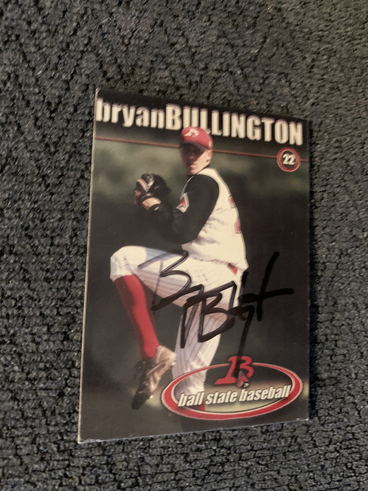 Bryan Bullington Signed Trading Card Autographed Ball State University Issued
