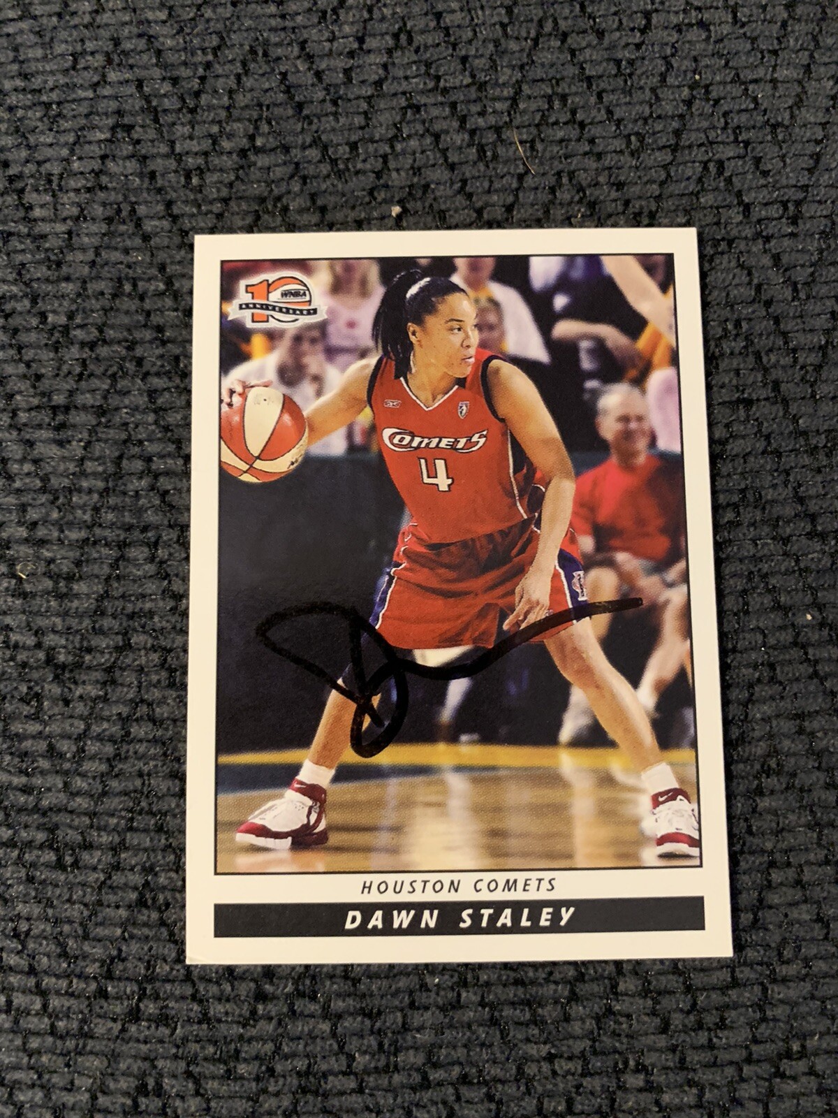 Dawn Staley Signed Trading Card Autographed Basketball Hall Of Fame
