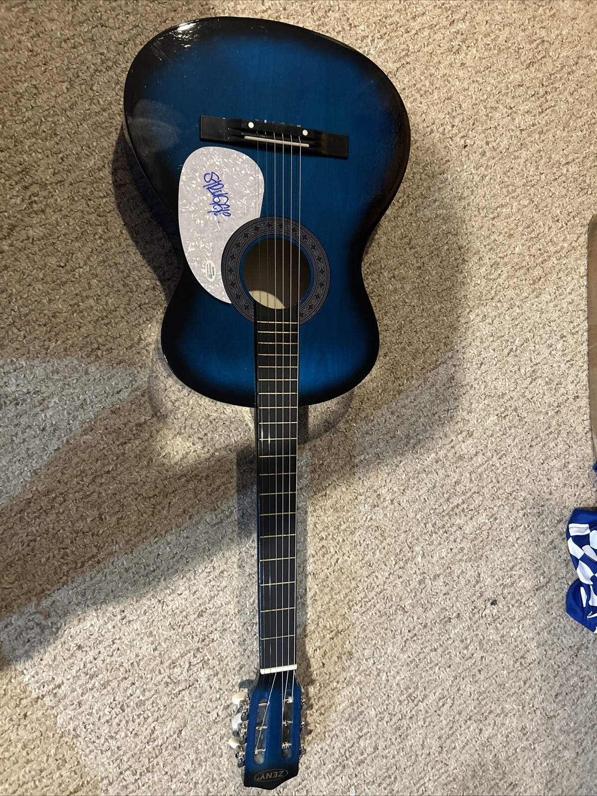 STRUGGLE JENNINGS COUNTRY RAP SIGNED AUTOGRAPH 38” ACOUSTIC GUITAR ACOA WAYLON