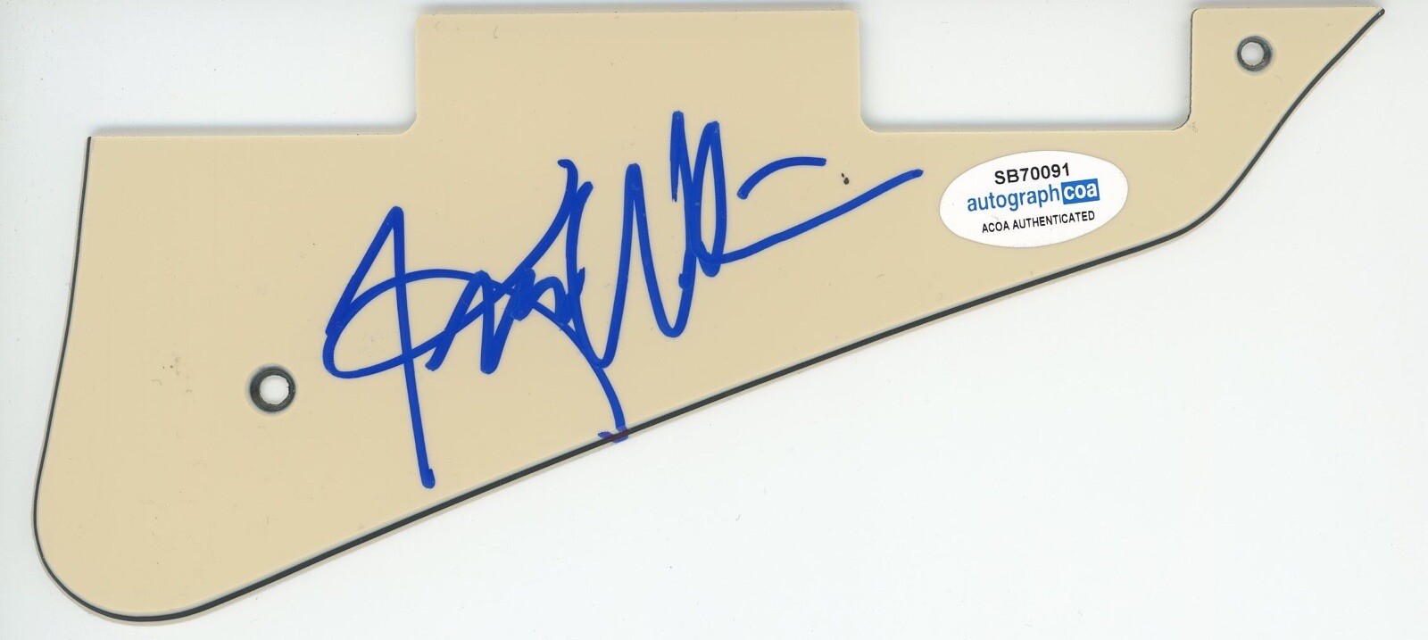 KIM WILSON FABULOUS THUNDERBIRDS SIGNED AUTOGRAPH LES PAUL PICKGUARD ACOA BLUES