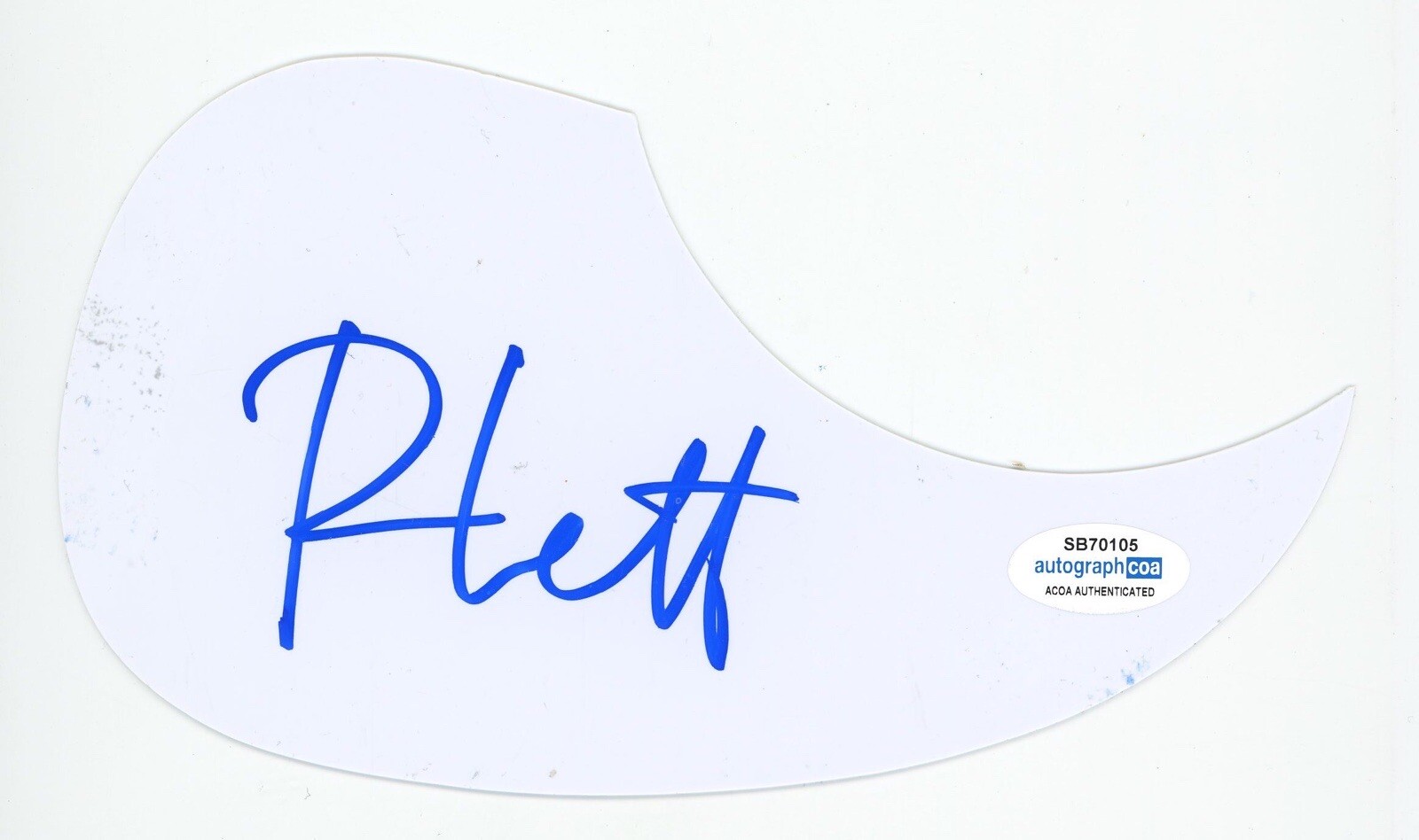 RHETT MILLER OLD 97s SIGNED AUTOGRAPH ACOUSTIC GUITAR PICKGUARD ACOA