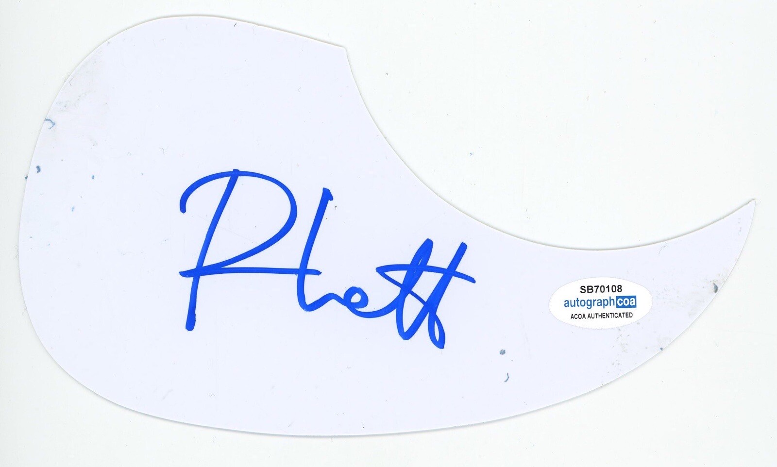 RHETT MILLER OLD 97s SIGNED AUTOGRAPH ACOUSTIC GUITAR PICKGUARD ACOA