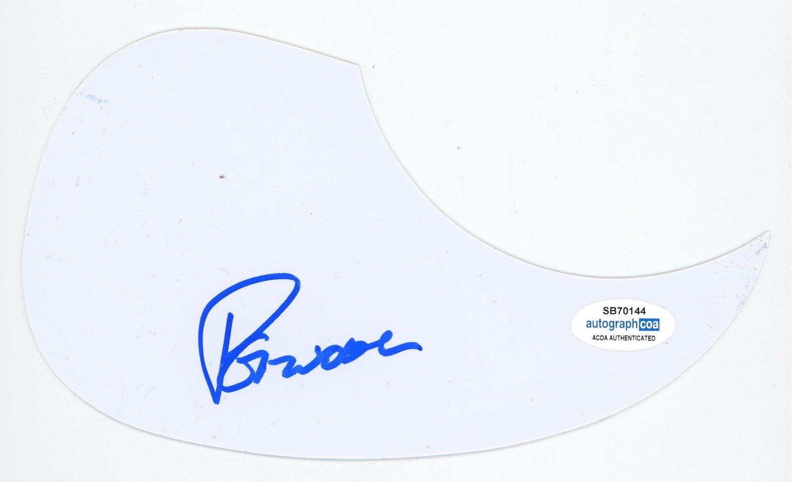 PETER NOONE HERMANS HERMITS SIGNED AUTOGRAPH ACOUSTIC GUITAR PICKGUARD ACOA