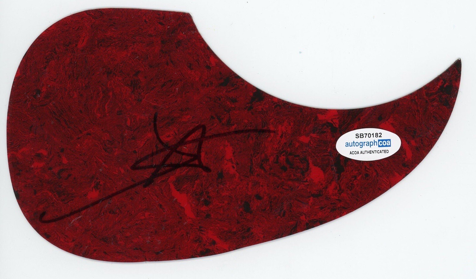 JIMMIE ALLEN SIGNED AUTOGRAPH ACOUSTIC GUITAR PICKGUARD ACOA BEST SHOT DOWN HOME
