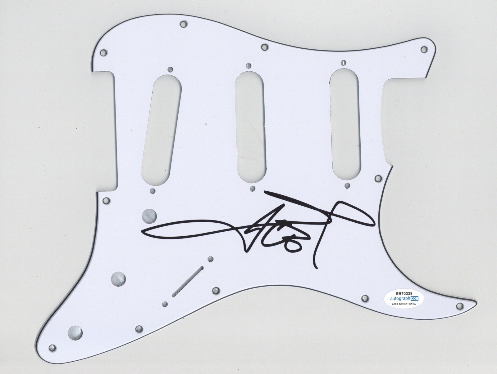 ICE- T RAPPER ACTOR SIGNED AUTOGRAPH STRAT ELECTRIC GUITAR PICKGUARD ACOA OG