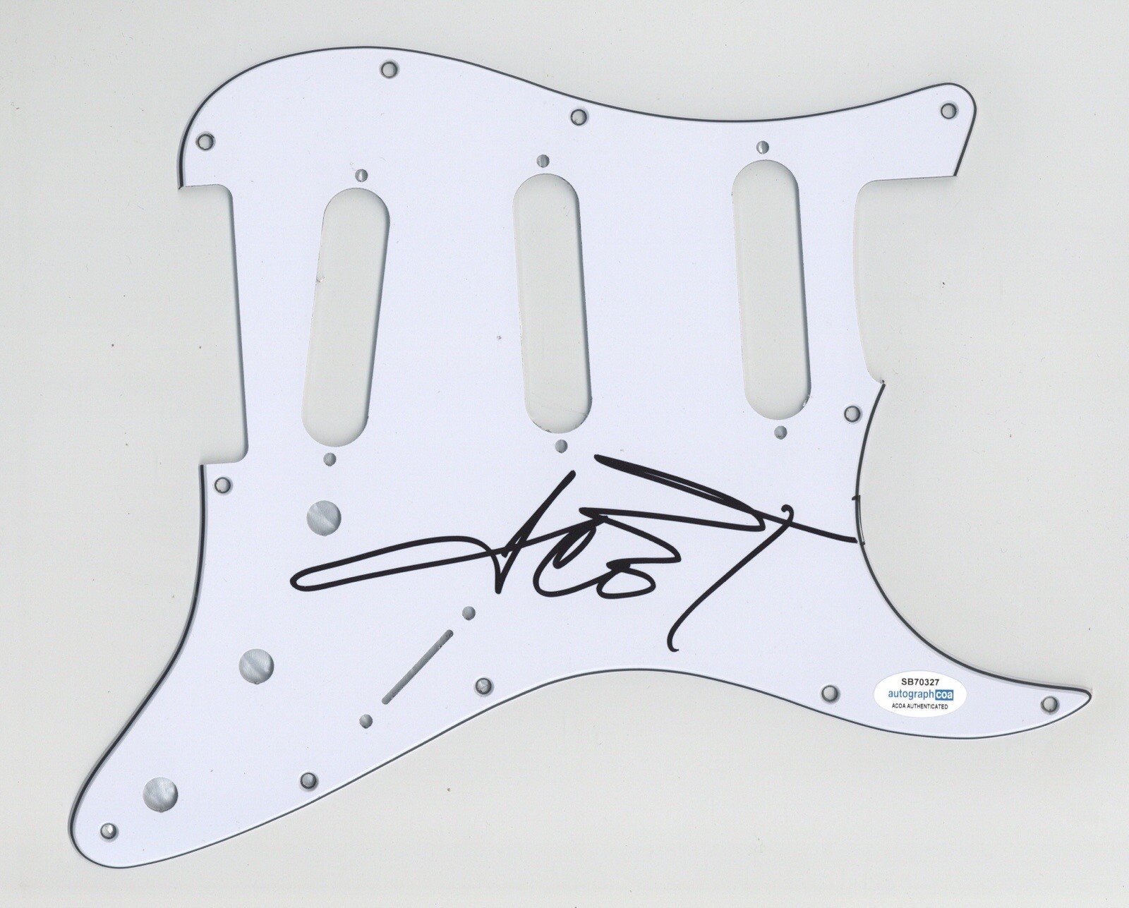 ICE- T RAPPER ACTOR SIGNED AUTOGRAPH STRAT ELECTRIC GUITAR PICKGUARD ACOA OG