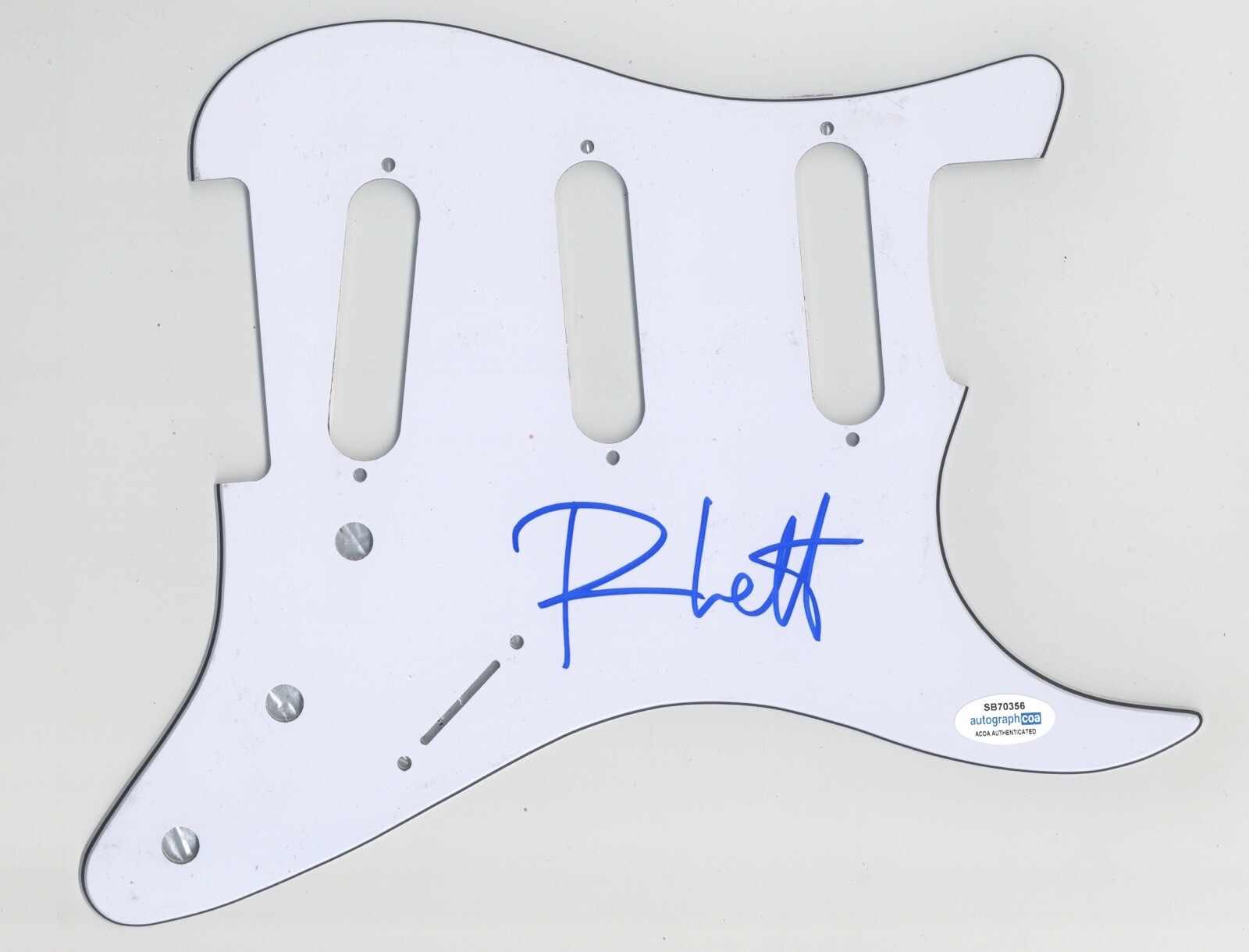 RHETT MILLER OLD 97s SIGNED AUTOGRAPH STRAT ELECTRIC GUITAR PICKGUARD ACOA