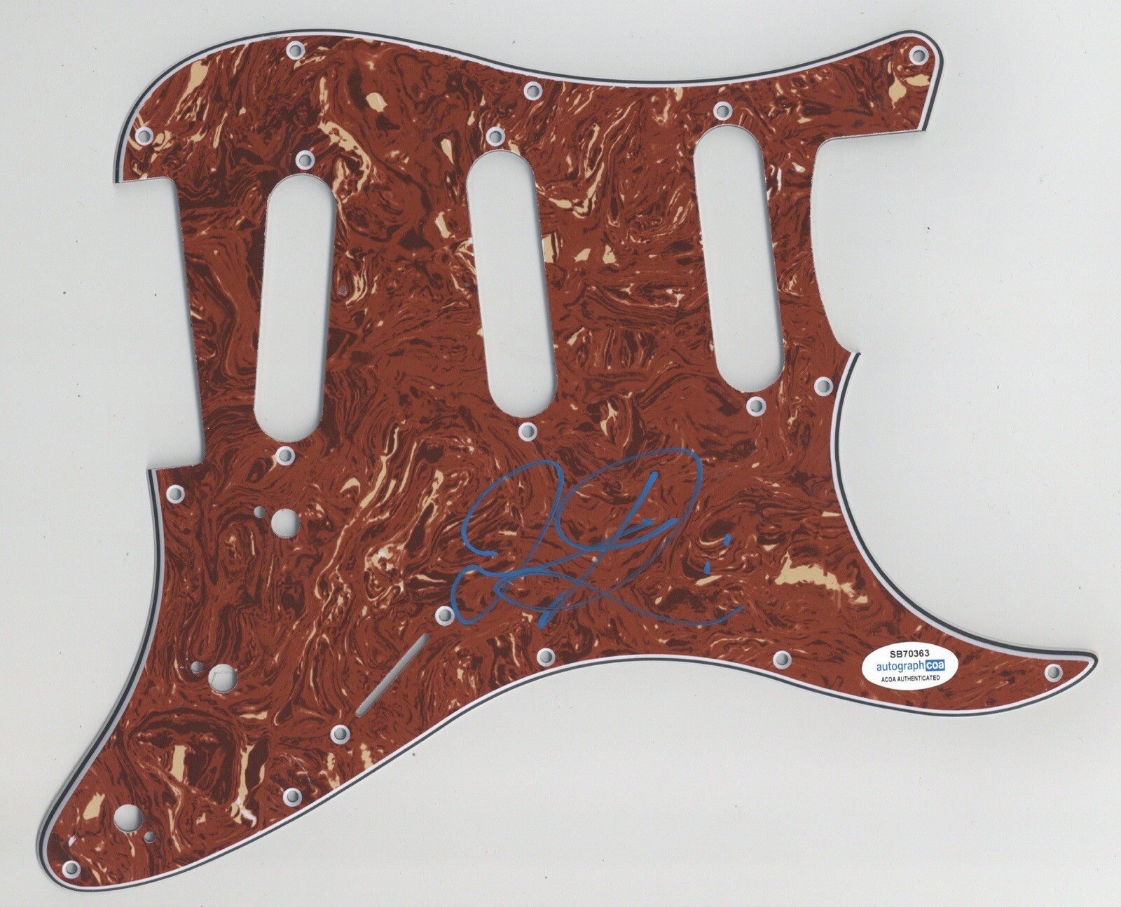 JACKSON DEAN SIGNED AUTOGRAPH STRAT ELECTRIC PICKGUARD ACOA DONT COME LOOKIN