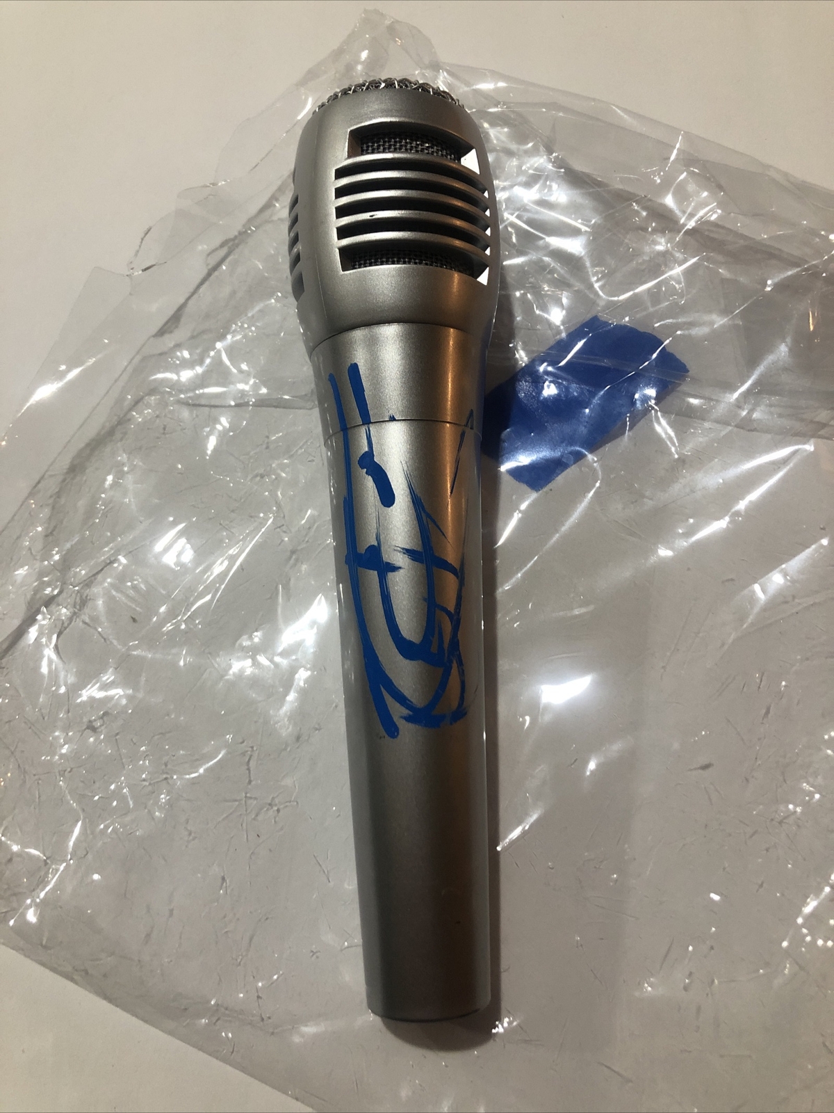JOHN POPPER BLUES TRAVELER SIGNED AUTOGRAPH MICROPHONE MIC ACOA COA