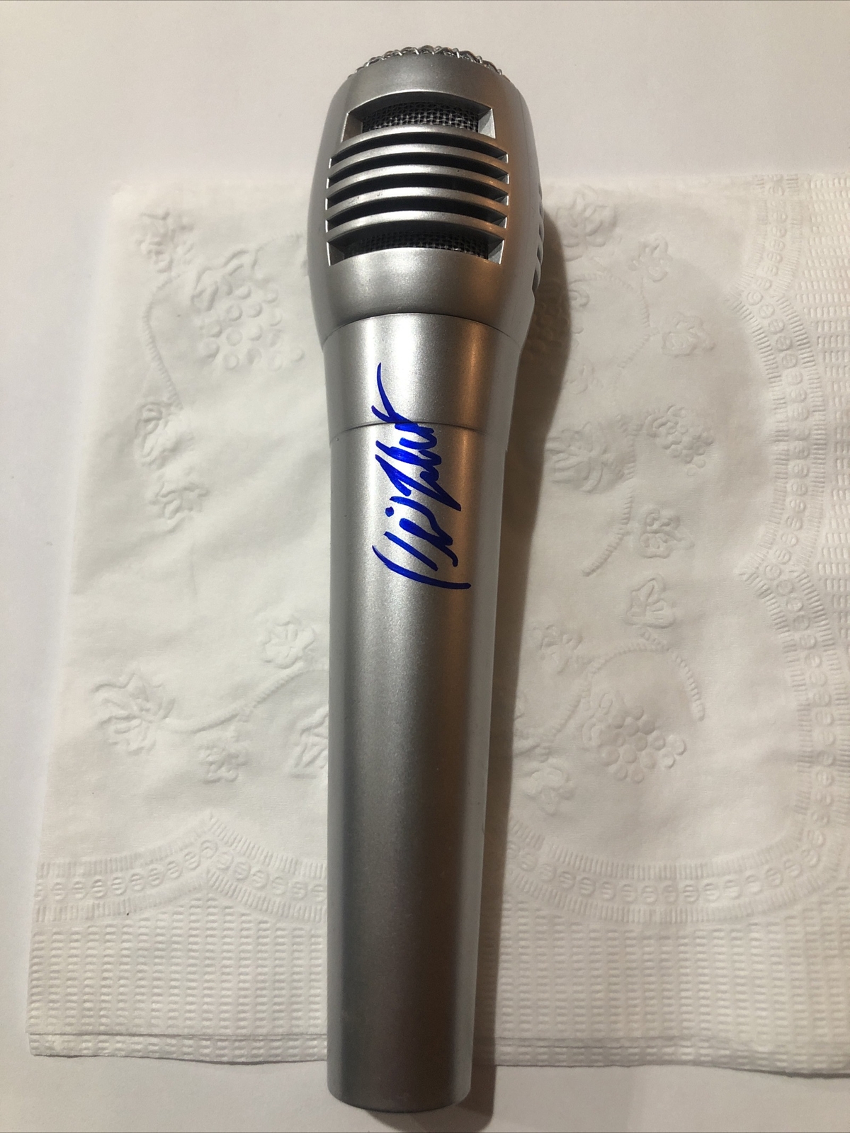 PHILLIP LABONTE ALL THAT REMAINS SIGNED AUTOGRAPH MICROPHONE MIC ACOA COA