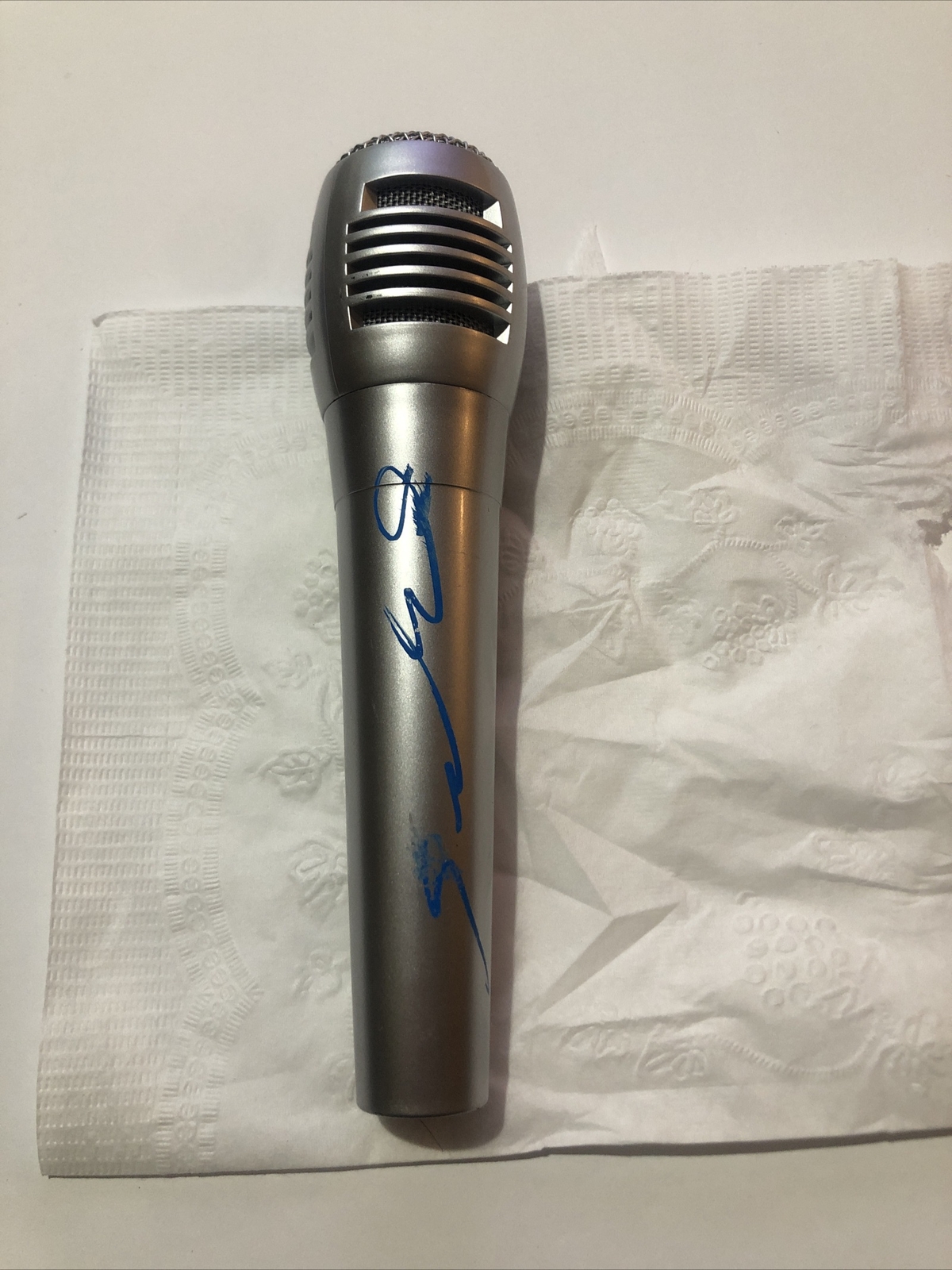 SEBASTIAN MANISCALCO SIGNED AUTOGRAPH MICROPHONE ACOA THE IRISHMAN