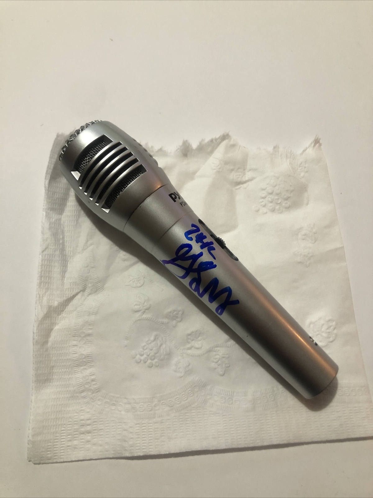 24K GOLDN SIGNED AUTOGRAPH MICROPHONE ACOA COA RAP MOOD