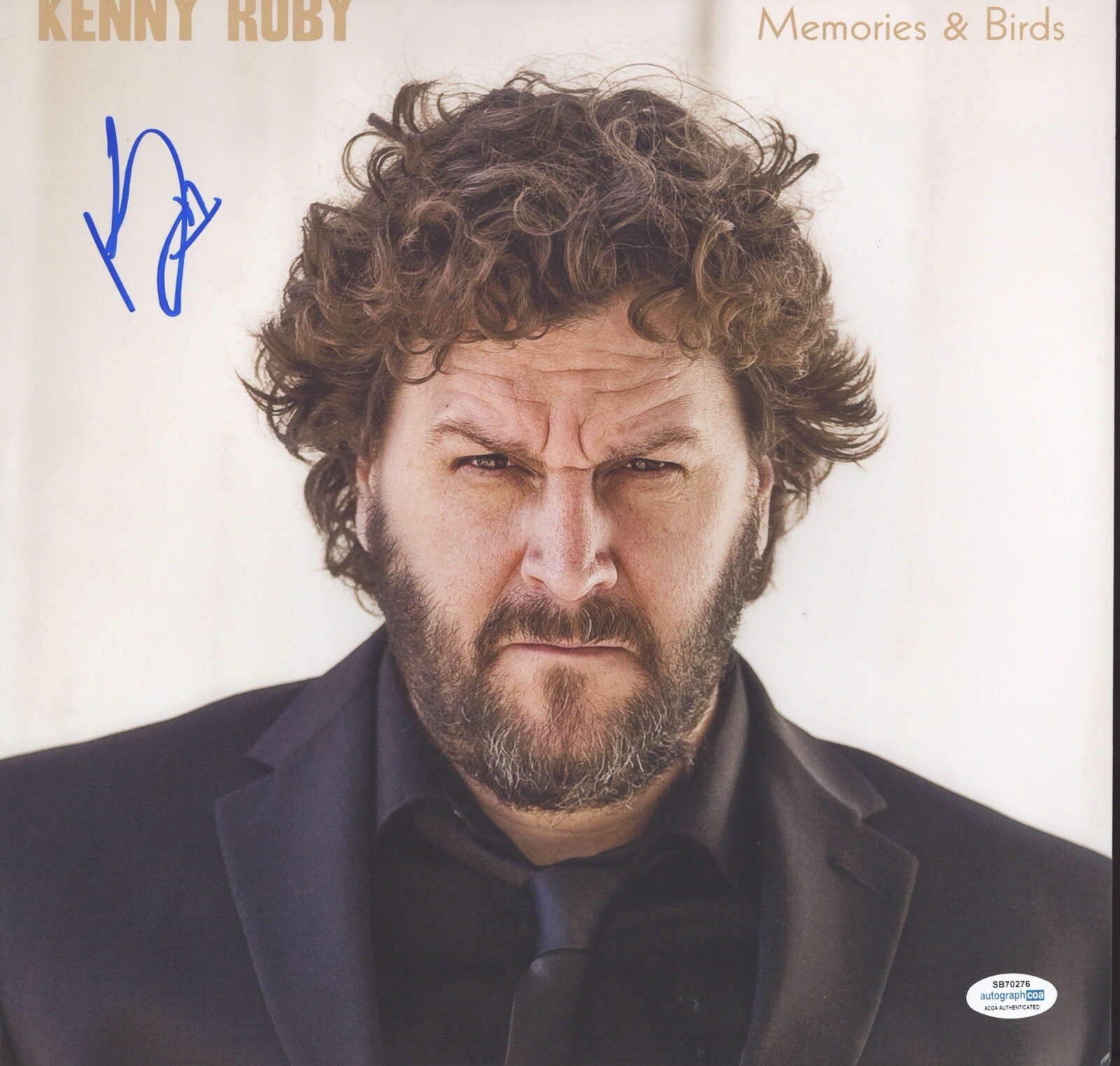 KENNY ROBY SIGNED AUTOGRAPH VINYL ALBUM RECORD MEMORIES & BIRDS ACOA