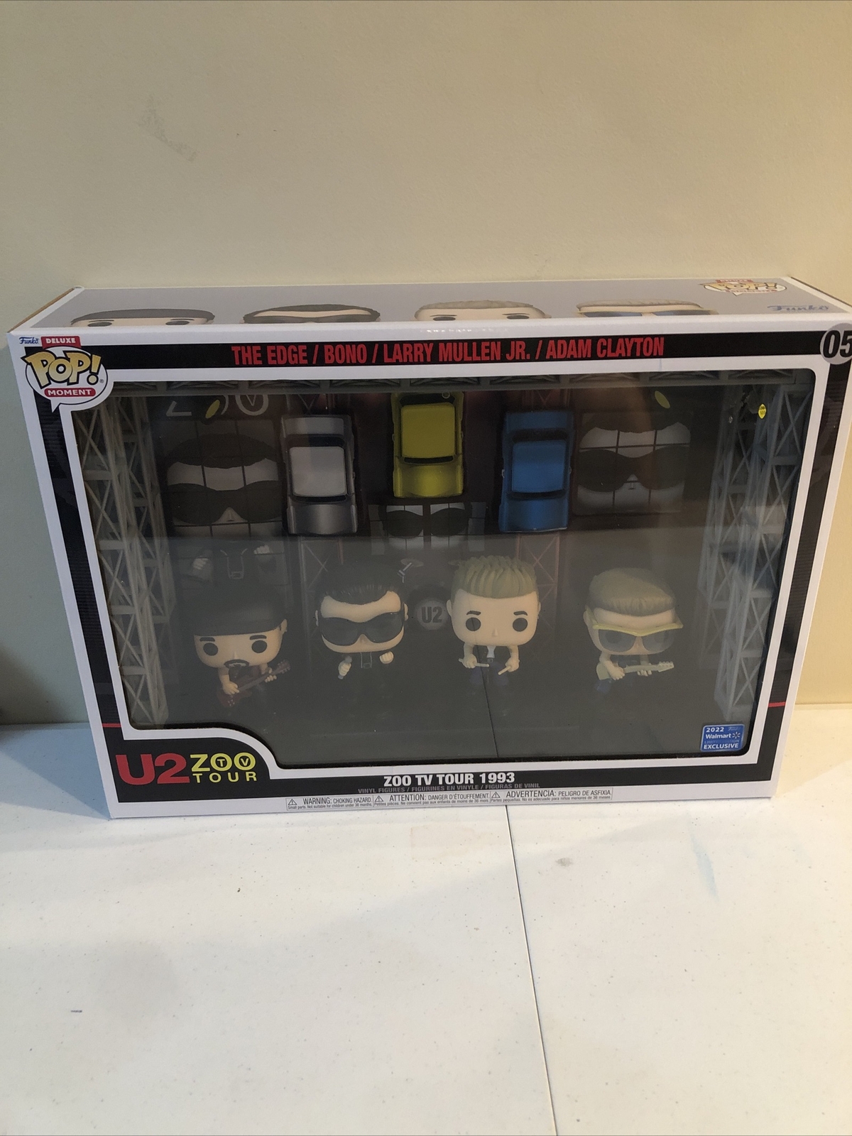 U2 ZOO TOUR 1993 FUNKO POP DELUXE THE EDGE BONO WALMART EXCLUSIVE