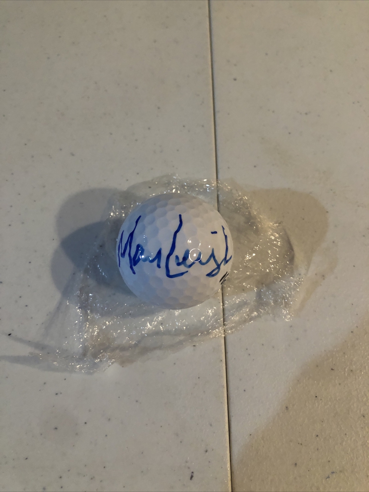 MARC LEISHMAN SIGNED AUTOGRAPH GOLF BALL COA PGA TOUR GOLFER