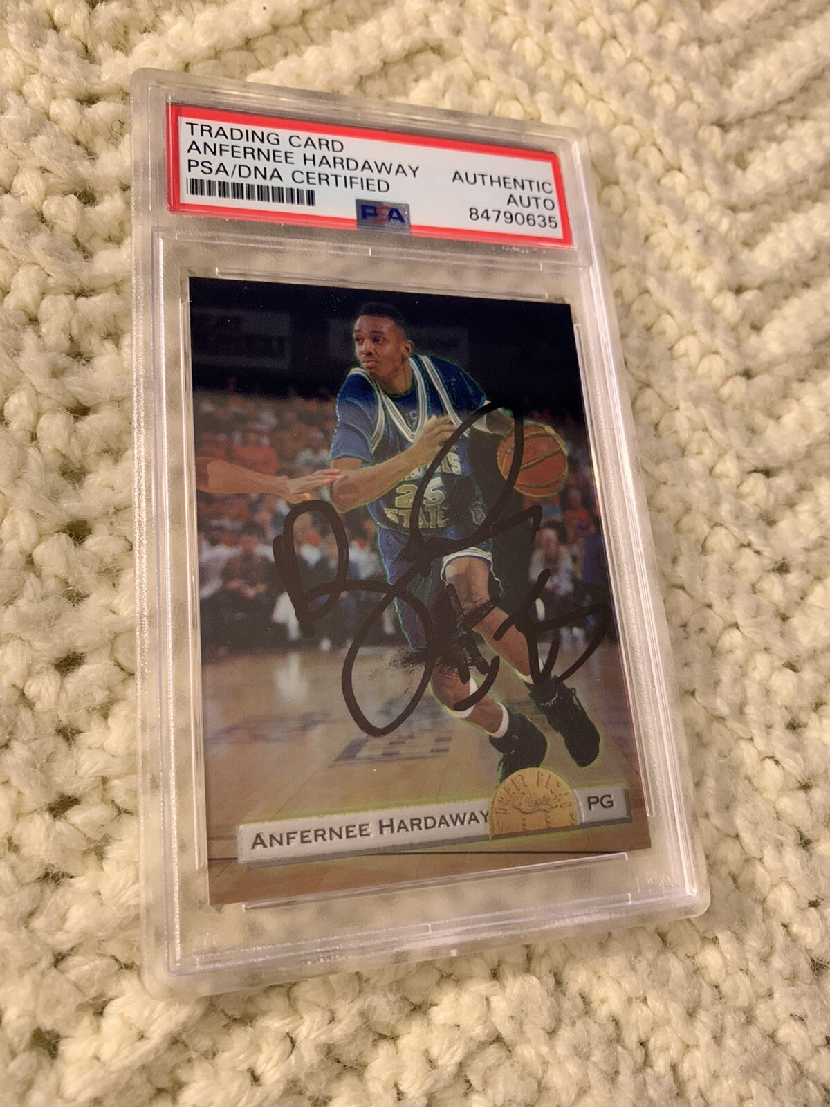 Anfernee Penny Hardaway Signed 1993 Classic Card #DS37 PSA /DNA COA RC Rookie
