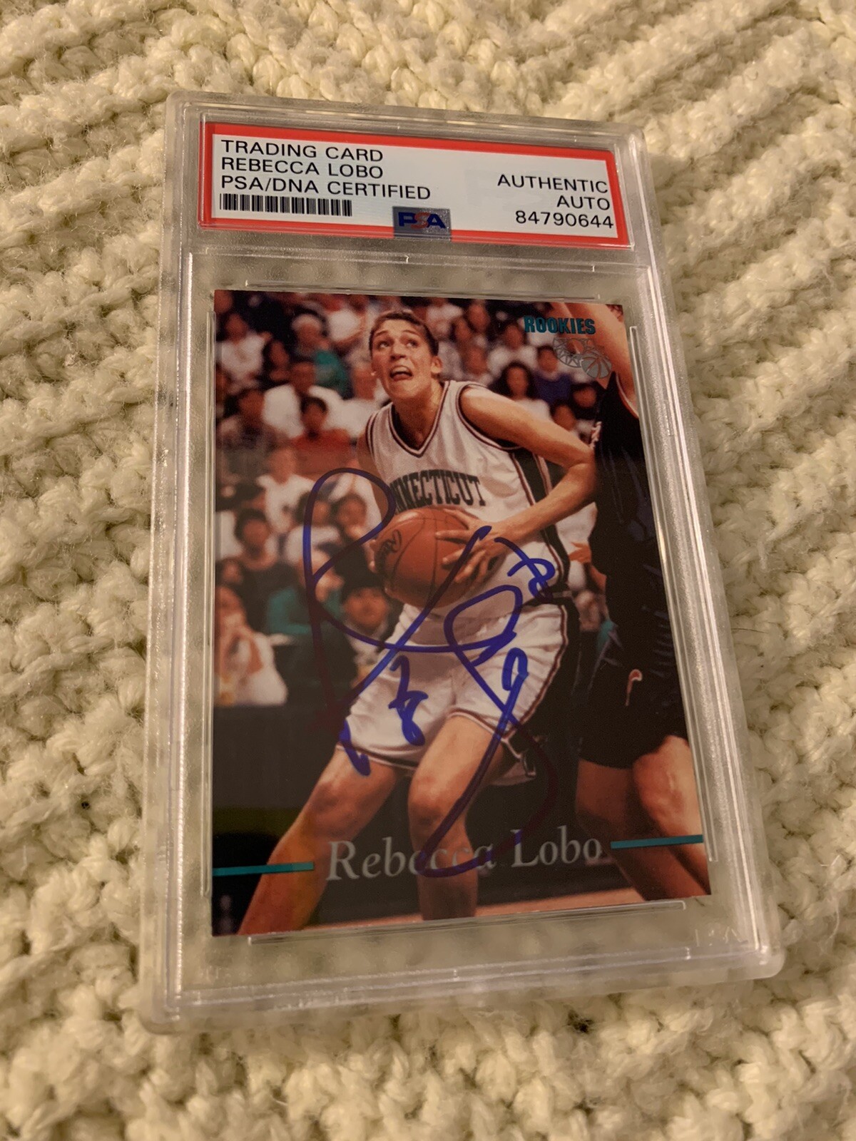 Rebecca Lobo Signed 1995 Classic Card #82 PSA /DNA COA RC Rookie Autographed
