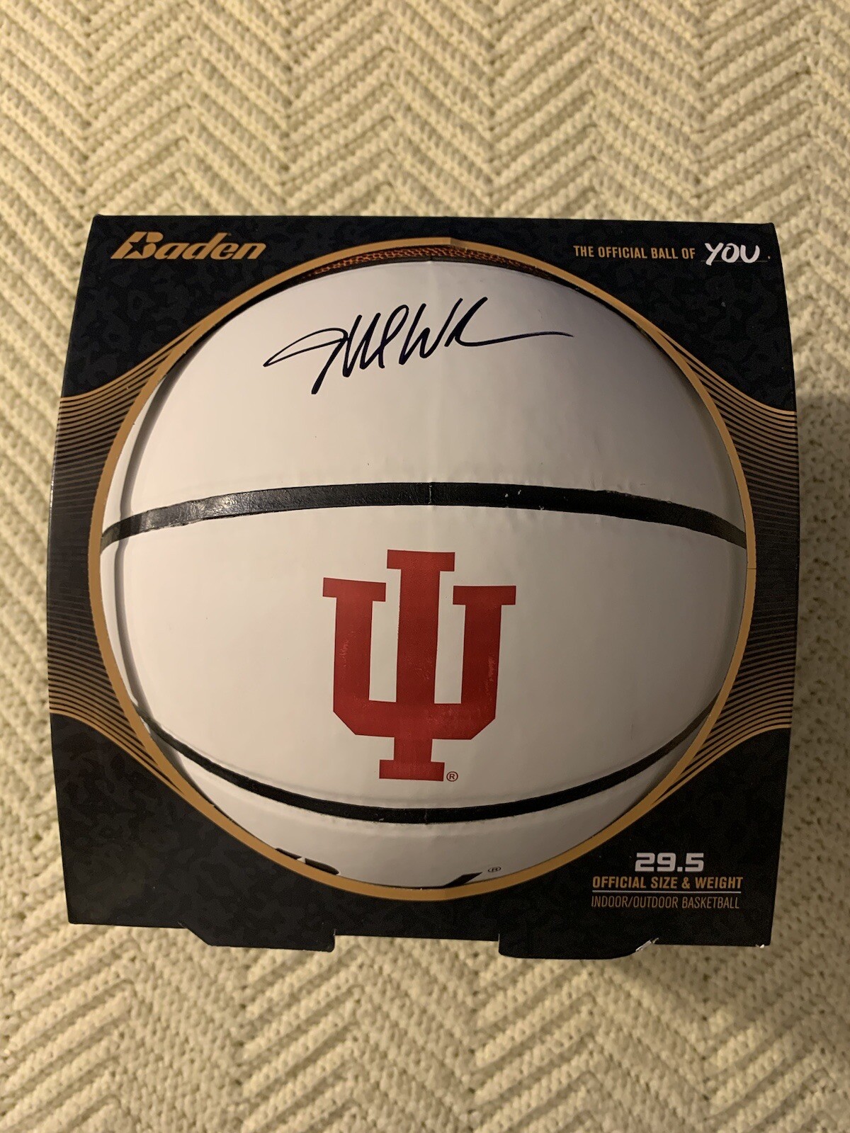 Coach Mike Woodson Signed Indiana Hoosiers Basketball IU
