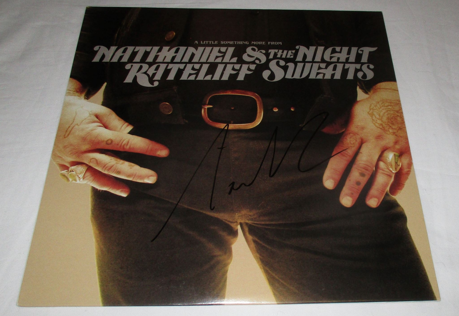 NATHANIEL RATELIFF SIGNED SOMETHING MORE VINYL RECORD JSA
