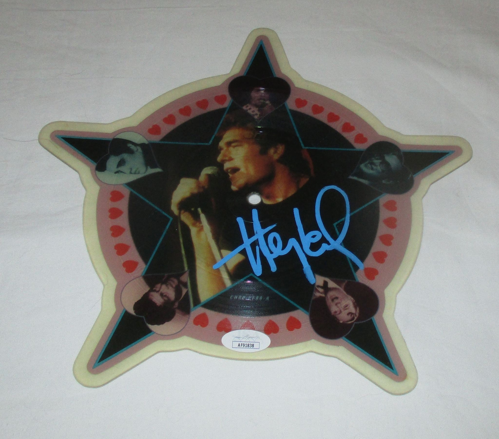 HUEY LEWIS SIGNED THE HEART OF ROCK & ROLL 10