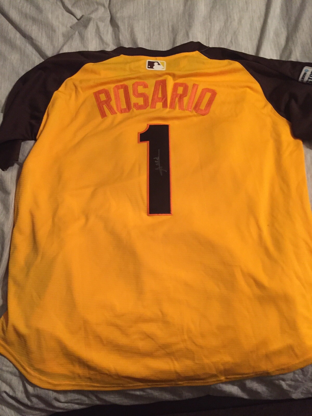 Amed Rosario Signed Autographed Futures Game Jersey Mets Young Star
